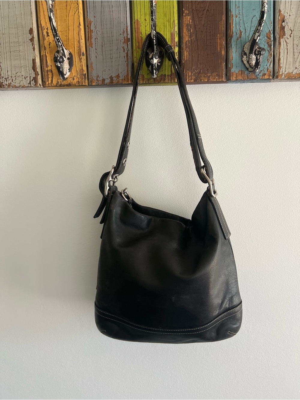 Coach Legacy slim tassel shoulder/crossbody bag - Picture 7 of 9